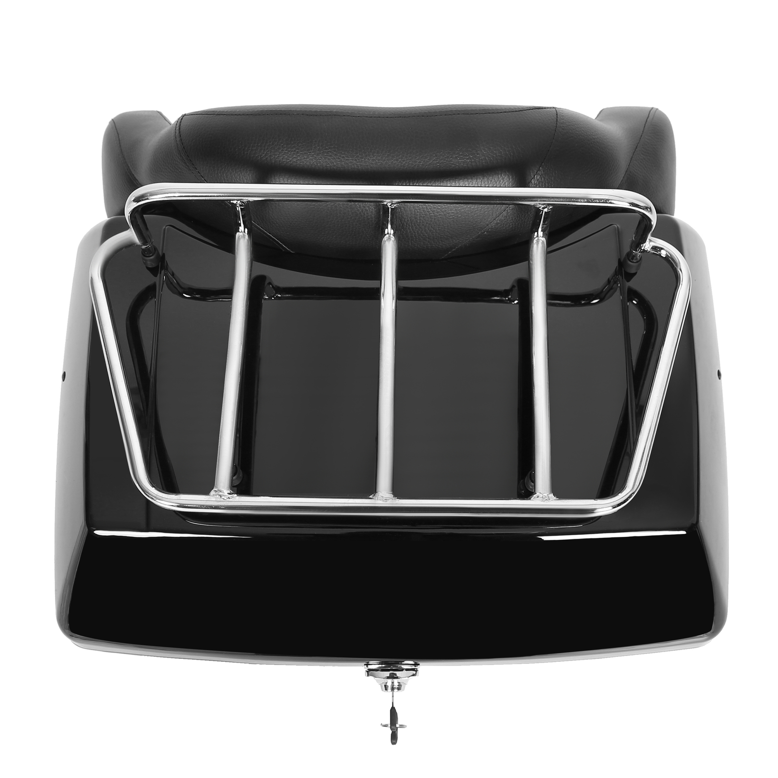 Motorcycle Trunk Tour Pack Luggage For Harley Honda Cruiser Tail Box Top Rack