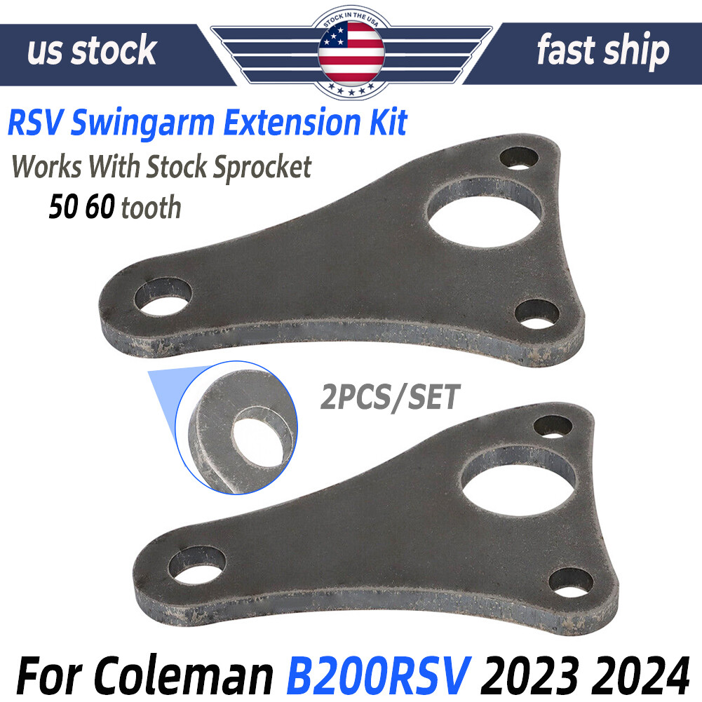 RSV Swingarm Extension Kit For Coleman B200rsv 2023 2024 Sprocket 50 60 Tooth US
