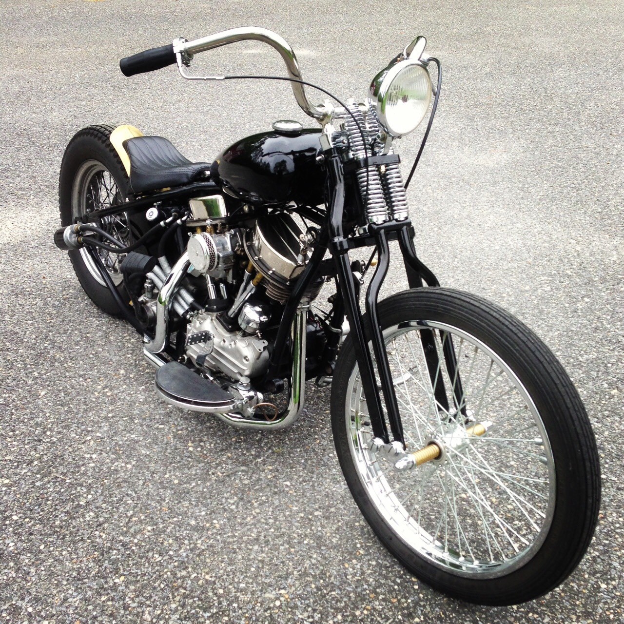 Wishbone Kit DNA Springer Front End Bobber IronHead Xs650 shovelhead fork