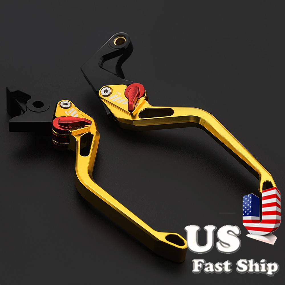 3D Long Rhombus Brake Clutch Levers w/Grips For R6S CANADA VERSION 2006 R1 04-08