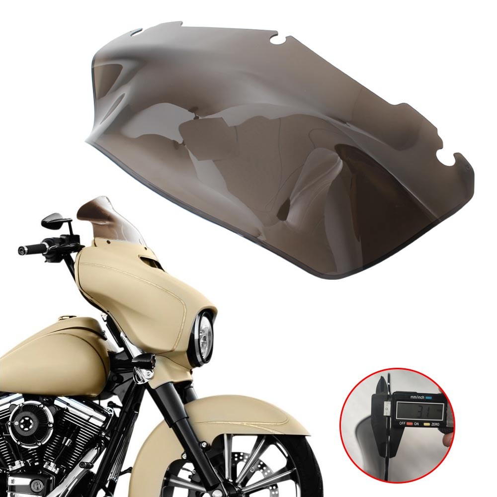9″ Wave Windshield for Harley Touring Electra Glide Street Ultra Limited 2014-23