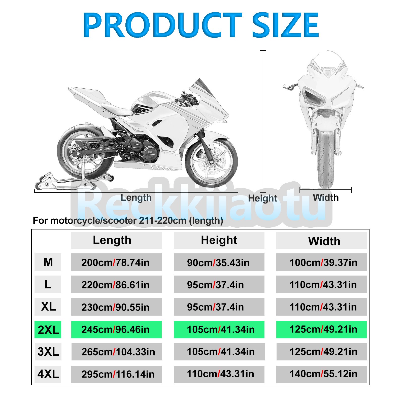 Motorcycle Waterpoof Cover For most Sport、Standard 、Dual Sport motorcycle etc.
