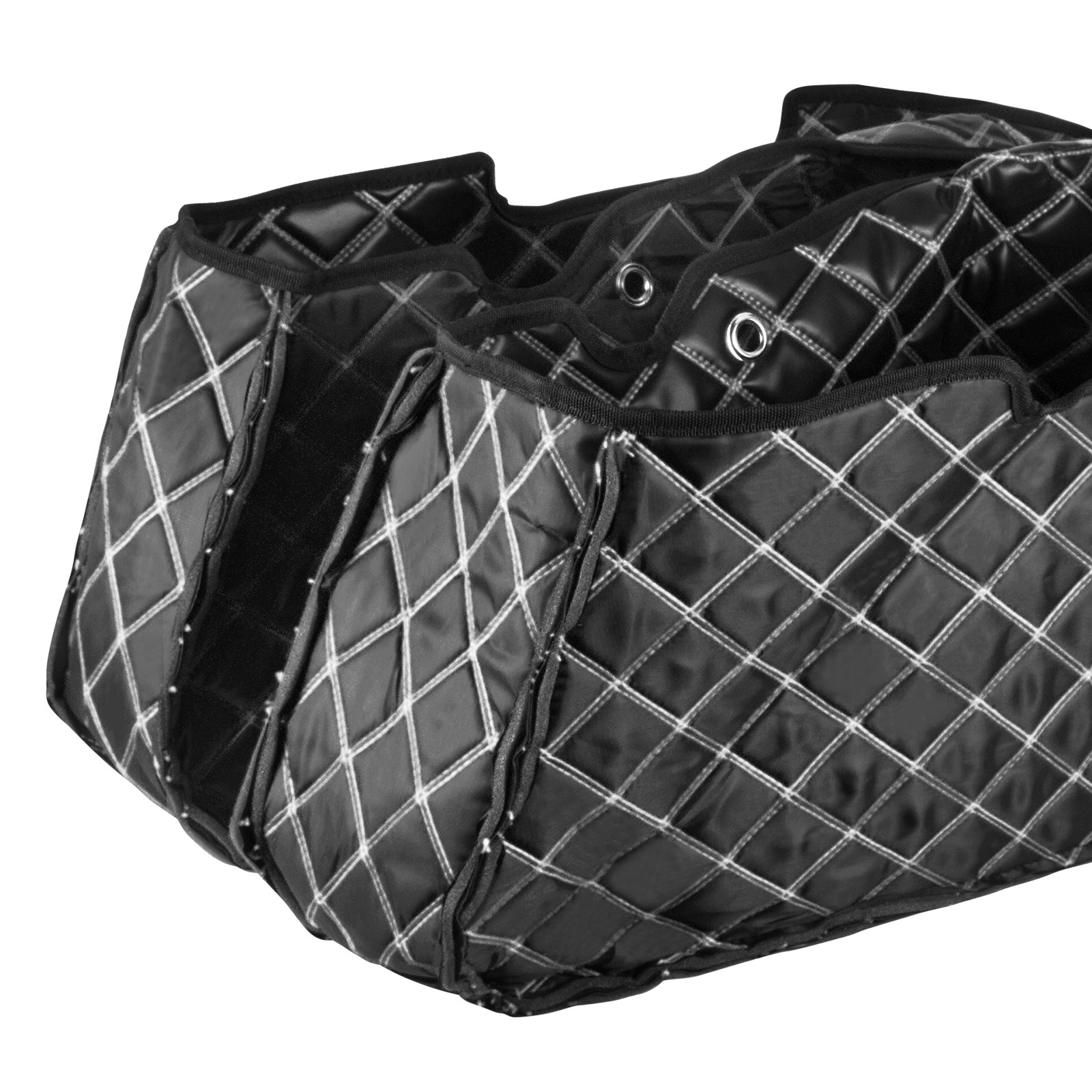 Saddlebag Liners Rear Inserts White Stitching For Harley Road Glide 2024-2025
