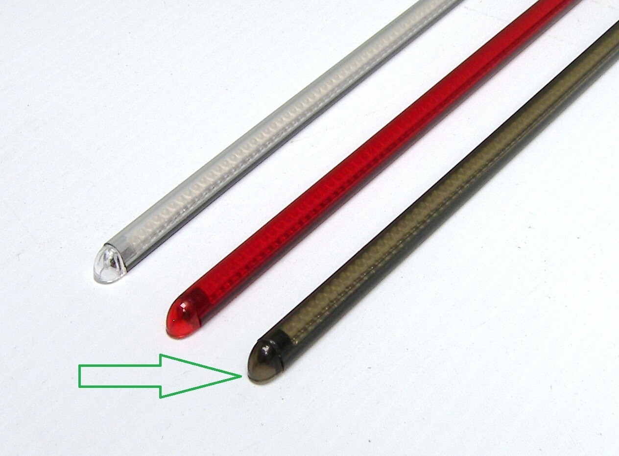 Bagger Stretched Fender Flex LED Taillight Strip Kit, 22″, Smoked Lens, Pair