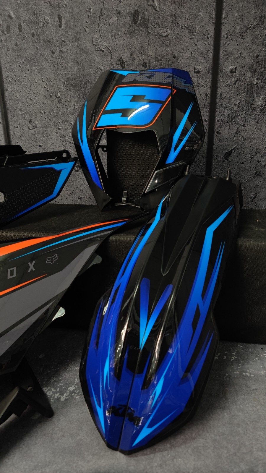 Plastics + Graphics applied KTM EXC EXC-F 2008 2009 2010 2011 XC-W XCF-W
