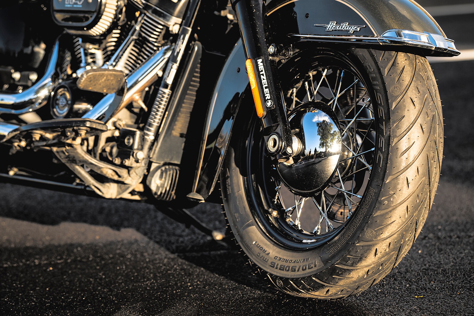 Metzeler Cruiec Front Tire – 130/60B19 Motorcycle Street Bike 130/60-19