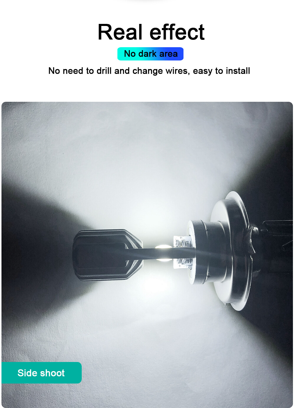 Ultra Hi/Low LED AC/DC Bulb for Kawasaki OEM 92069-1069 12V 60/60W Visibility