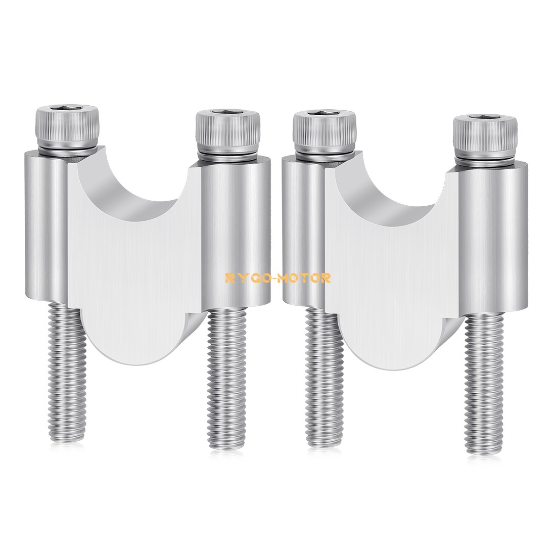 7/8″ Silvery Handlebar Risers 30mm Height for Motorcycle & ATV ATV Dirt Bike