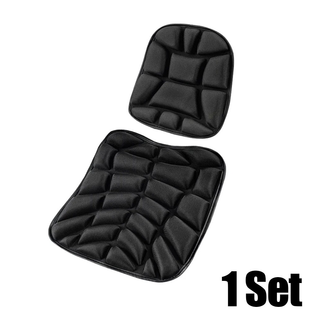 Black Motorcycle Parts Seat Cover Cushion Shockproof Pad Breathable Accessories