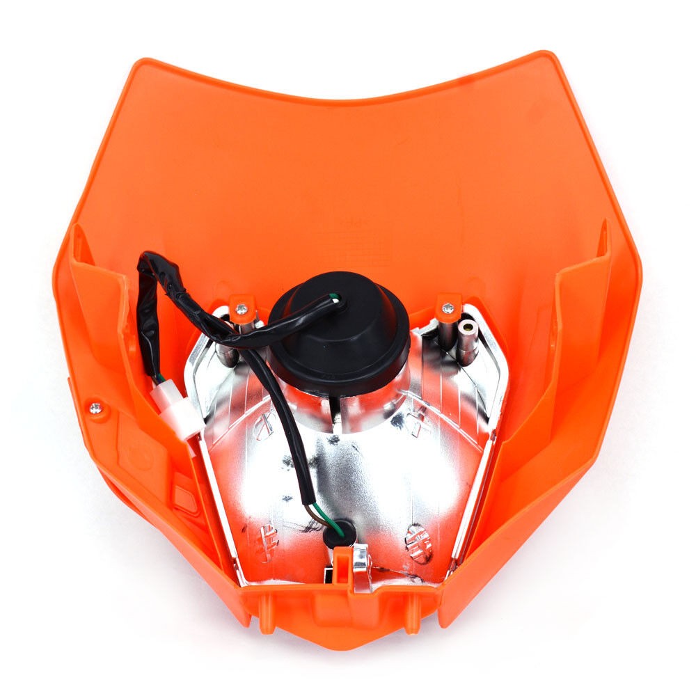 Enduro Super 950 Orange For Lamp Headlight Plastic PP Head Fits Light Front