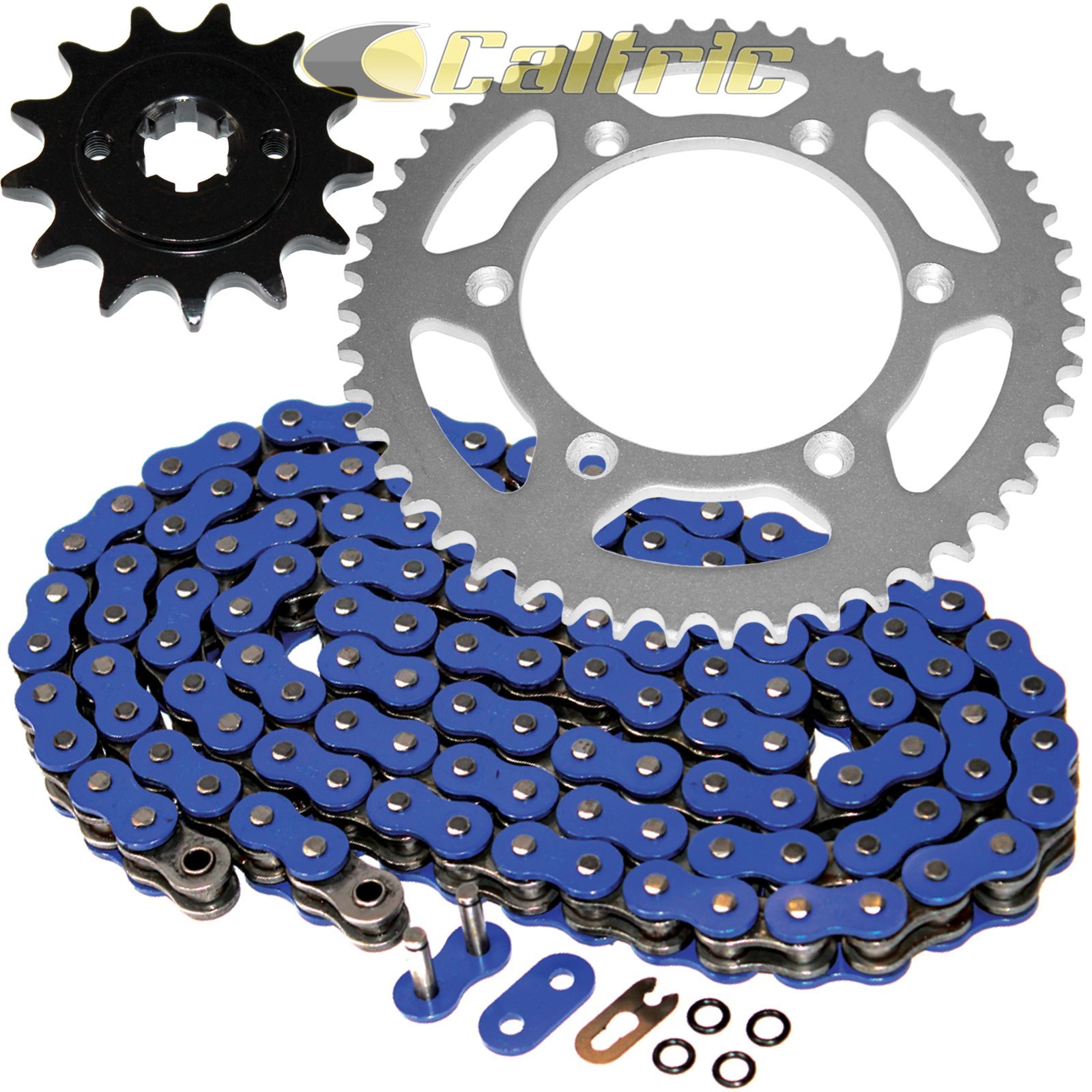 Blue O-Ring Drive Chain & Sprockets Kit for Yamaha TTR230 TT-R230 2005-2016