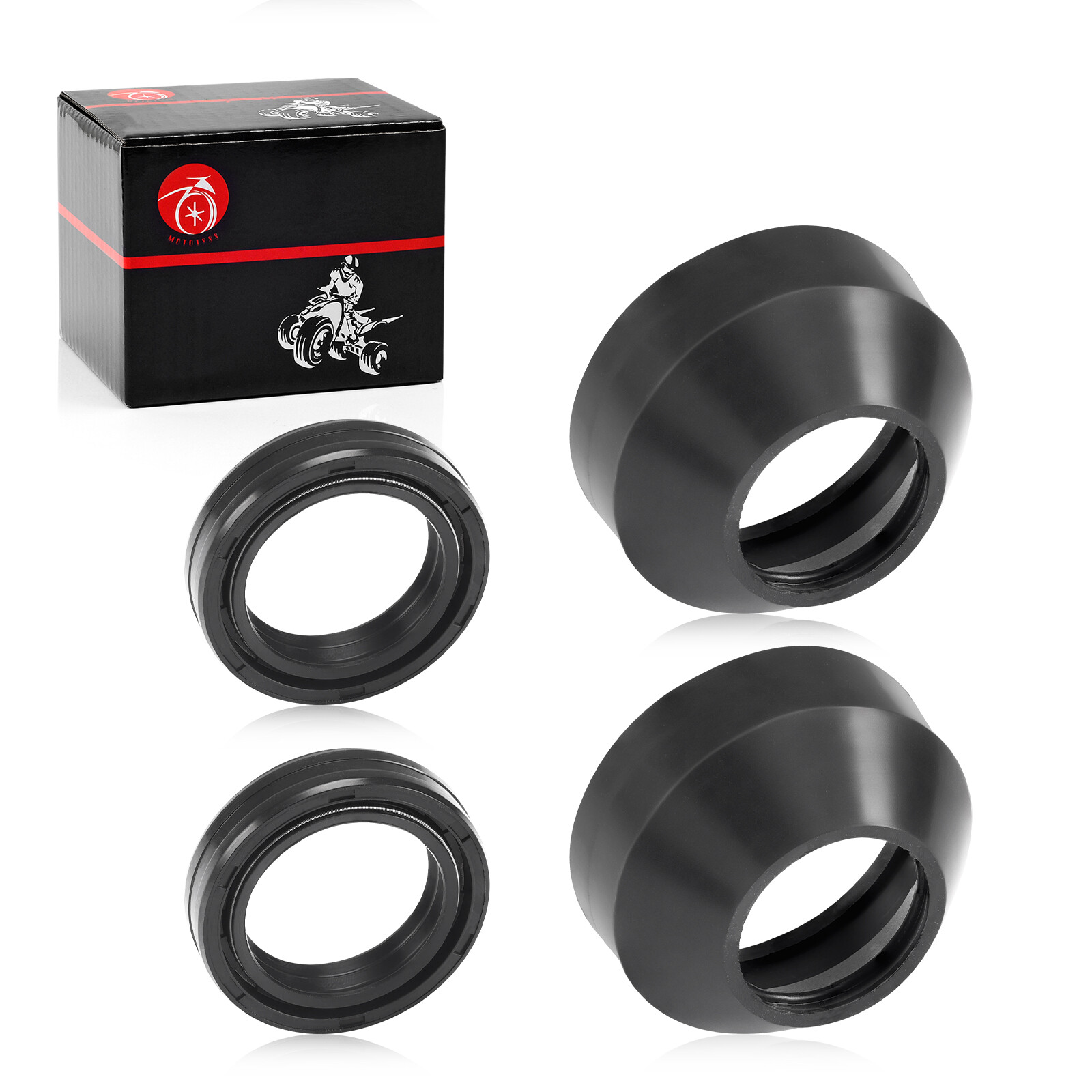 Fork Oil Seals & Dust Wiper Seals For Honda CM450 Hondamatic/Custom/E 1982-1983