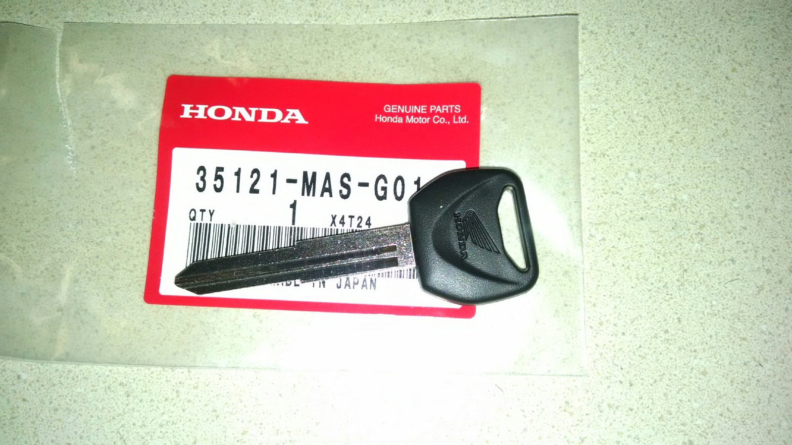 OEM Honda Key Blank CBR 250 300 600 900 929 1000 RR F4 VTR VFR 800 CRF 250L