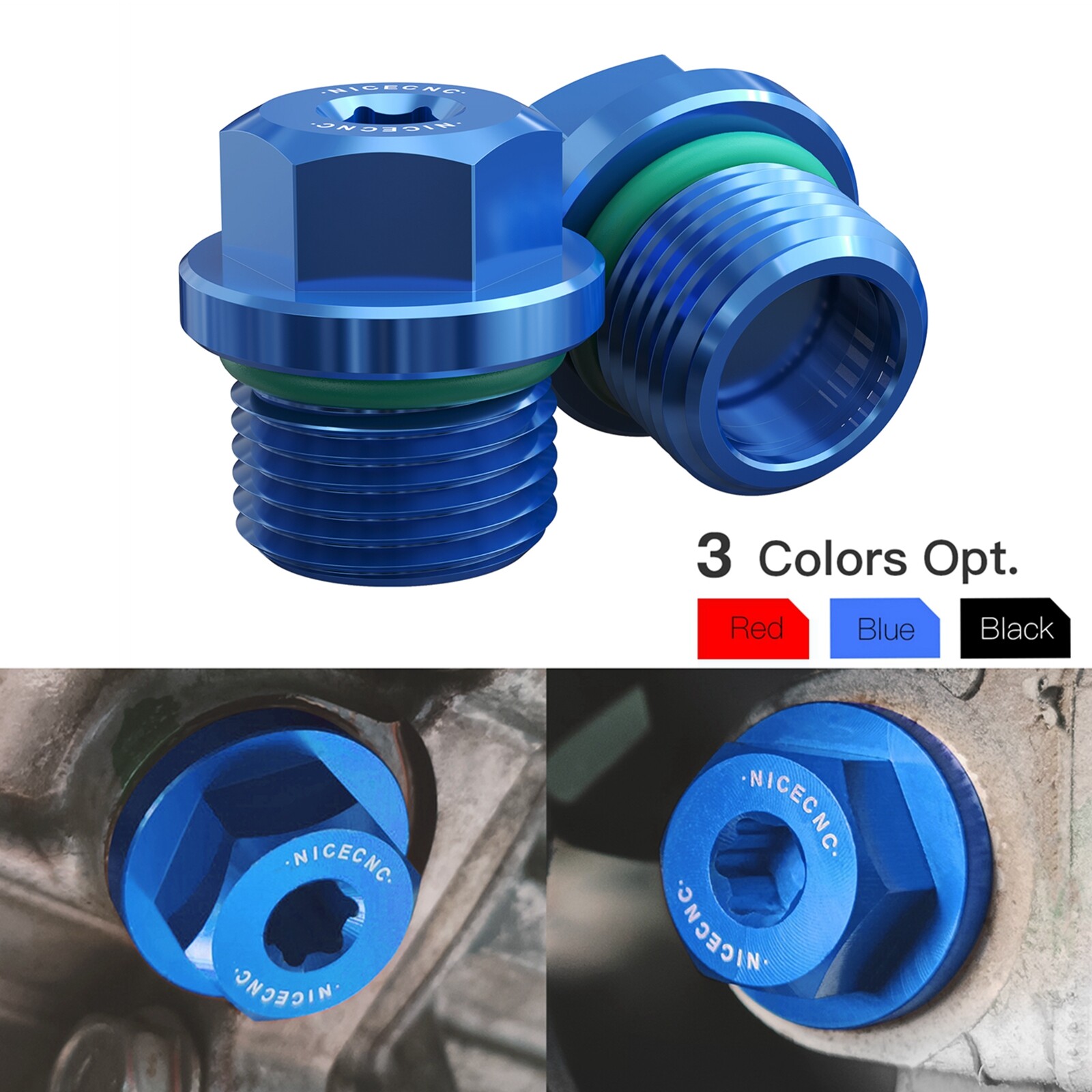 Transmission Oil Fill Plug Drain Plug Kit For Polaris RZR XP 1000 Ranger XP 900