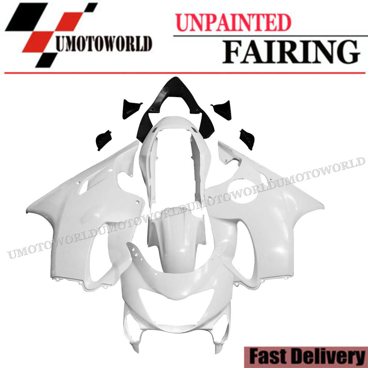Unpainted ABS Fairing Bodywork Kit For Honda CBR600 F4 1999 2000 CBR 600 99 00