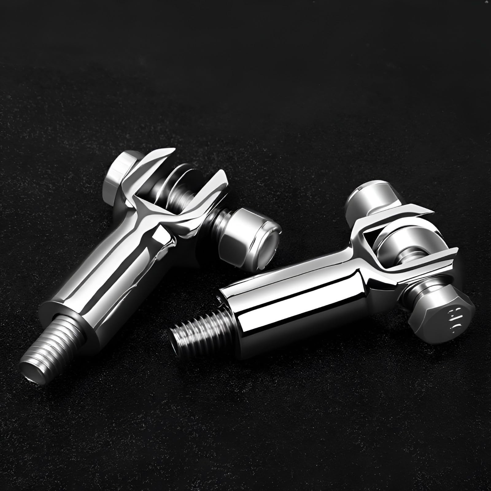 Chrome Passenger Foot Peg Support Mount Kit for Harley Softail 2000-2006 – Rear