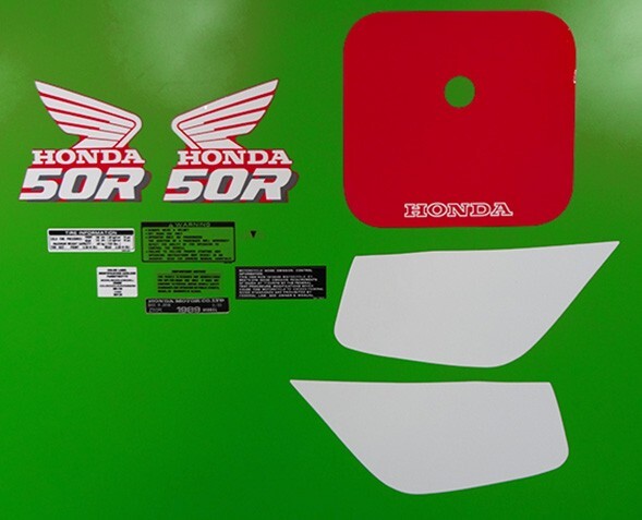 89′ 1989 Z50 Z50R decals 12pc kit stickers dirtbike MX graphics mini bike