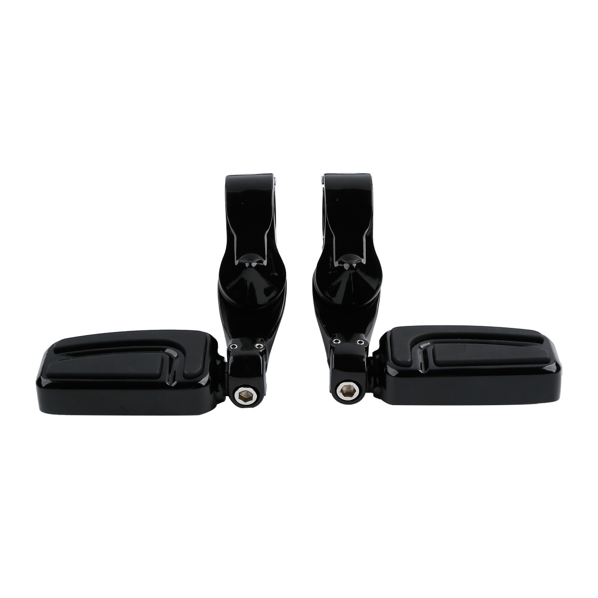 1.25” 32mm Highway Short Angled Mount Foot Pegs Fit For Harley Softail Deluxe