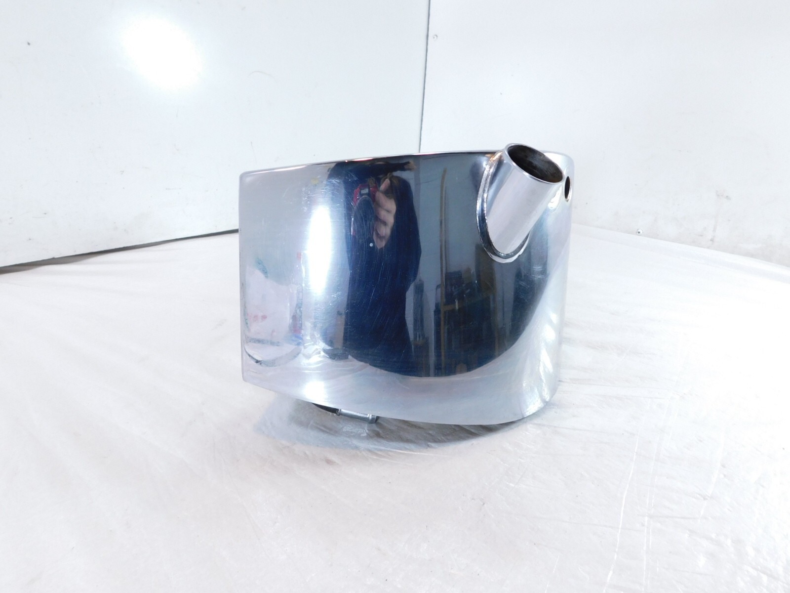 Harley Davidson Softail Heritage Classic Springer Chrome Oil Tank Bag Reservoir