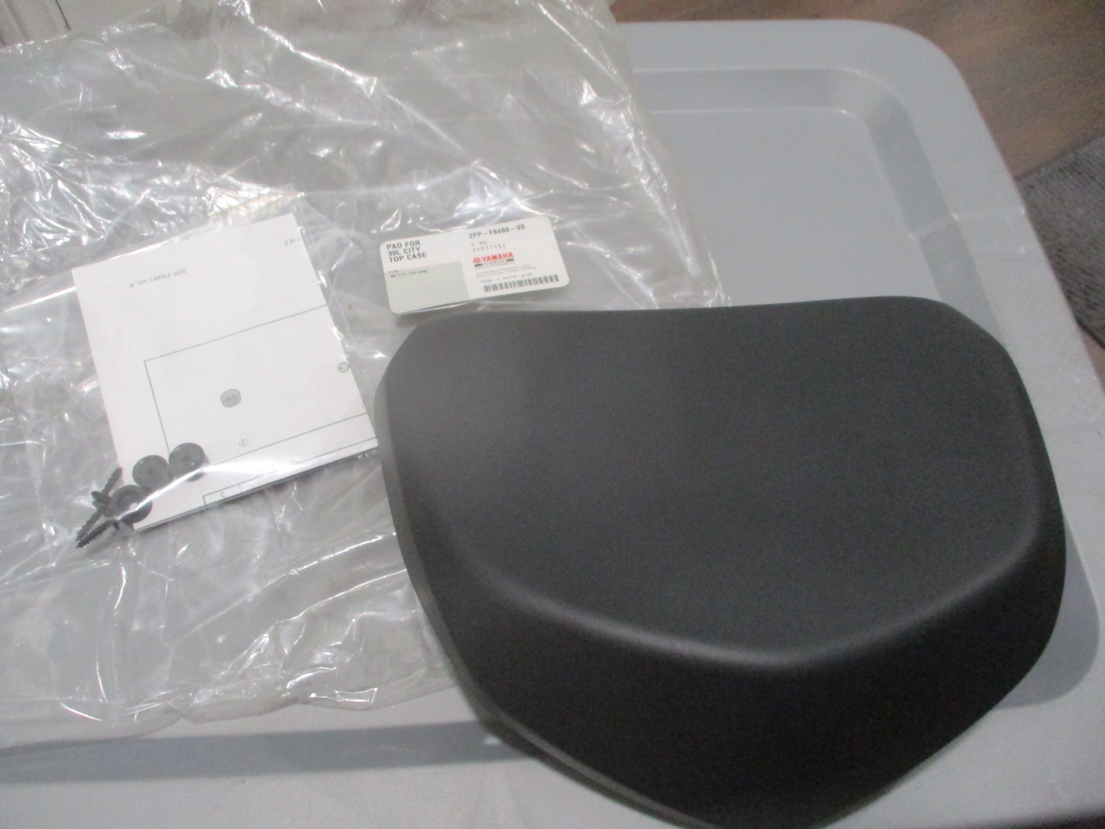 NOS Yamaha OEM Pad for 39L City Top Case 2PP-F84B0-V0