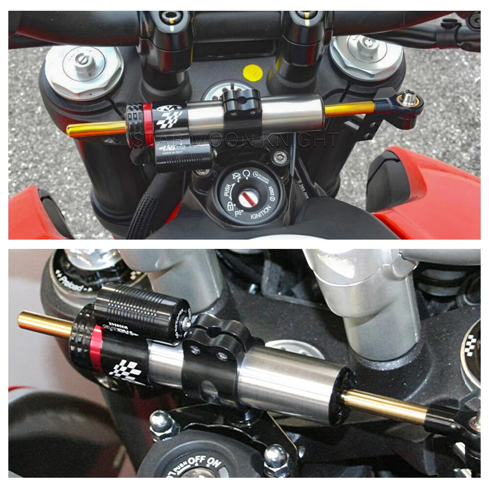 For Ducati Hyperstrada 821 939 SP Steering Damper Stabilizer Mounting Bracket