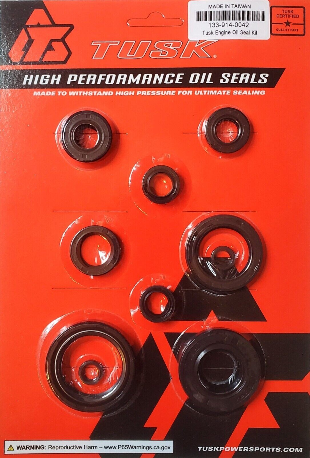 Tusk Engine Oil Seal Kit Set Seals Yamaha Yz125 1998-2000 Crank Trans (42)