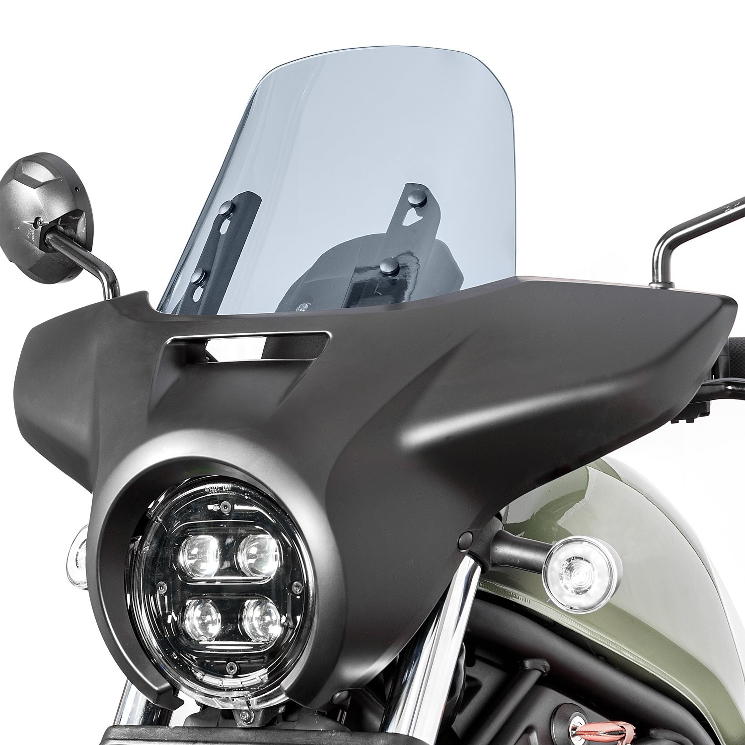 WOLFLINE Headlight Windshield Fairing for Honda Rebel 300 20-2025 500 2017-2025