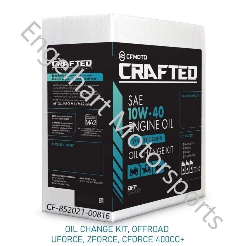 CF MOTO UTV/ATV Uforce/Zforce/Cforce/ All Offroad Oil Change Kit CF-852021-00816