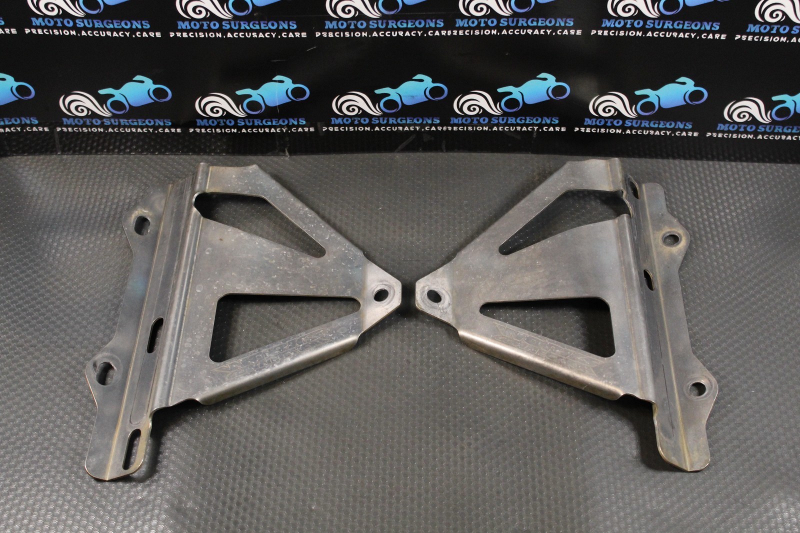 Works Connection Radiator Brace SET 18-086 2007 06-08 Honda CRF 450 R