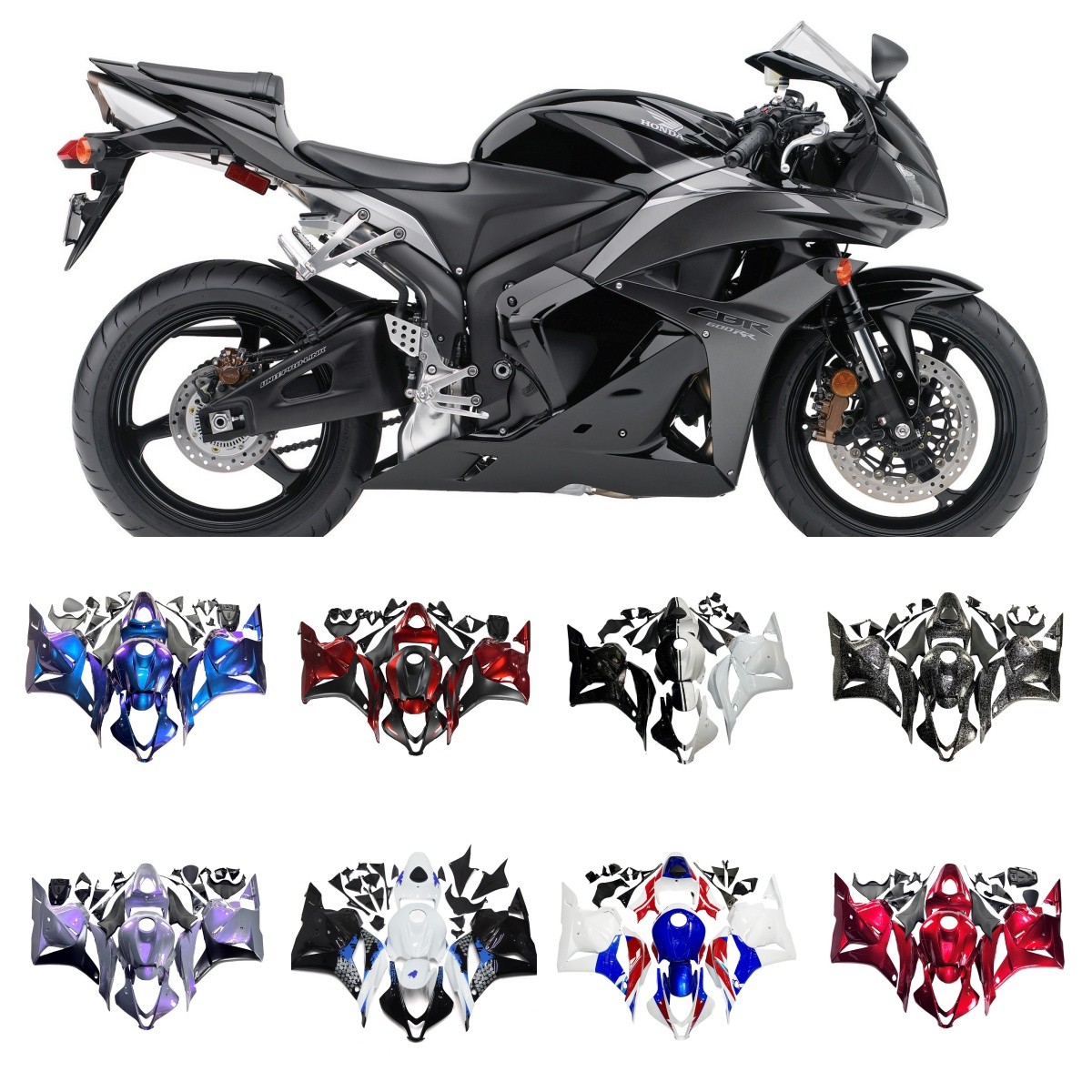 ABS Bodywork Cowlings For Honda CBR600RR F5 2009 – 2012 Fairing Kit Body Kit