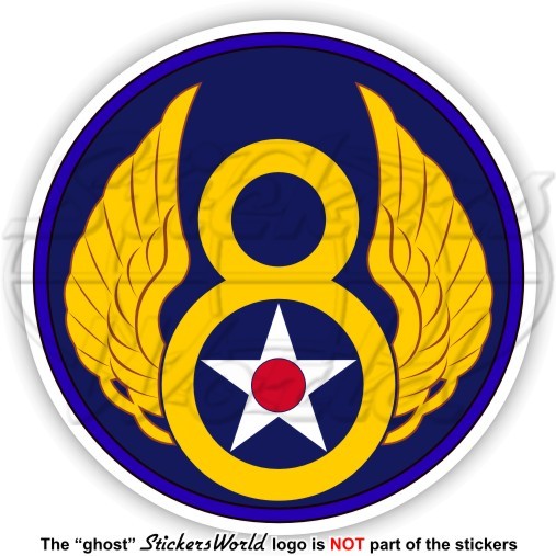 United States USAF 8th AF SAC USAAF Eighth Air Force Emblem WWII 8AF USA Sticker