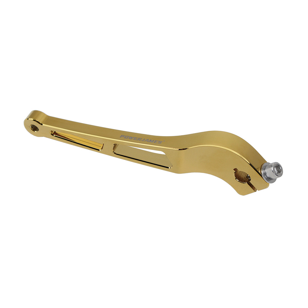 Front Left Gold Slim Shift Shifter Lever for Harley Dyna FXDB FXDWG FXDF FXD FLD