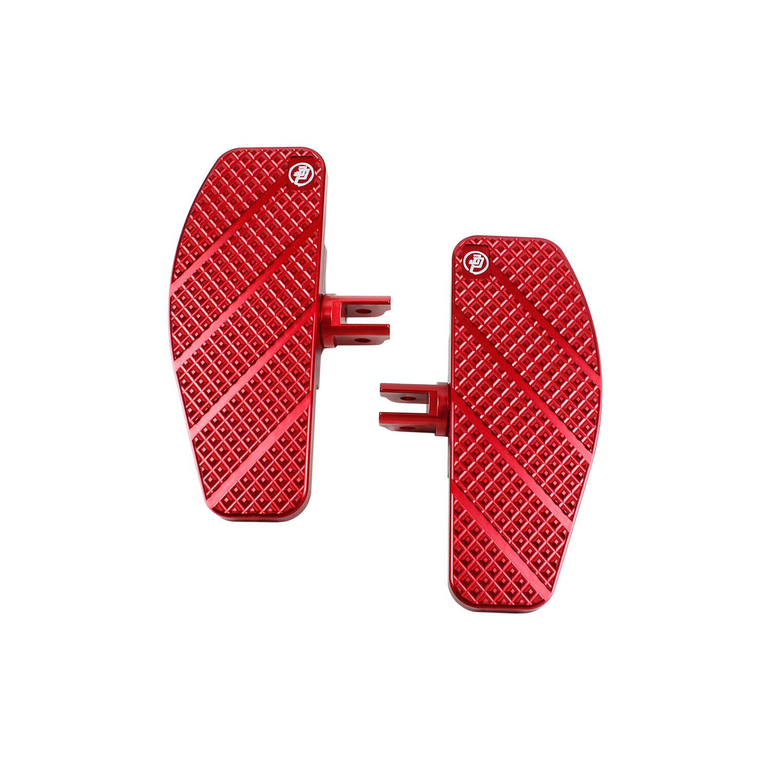 Anit-Slip Red Footboard Pad for Harley Dyna Softail Low Rider FXBB FXDR 18-Later
