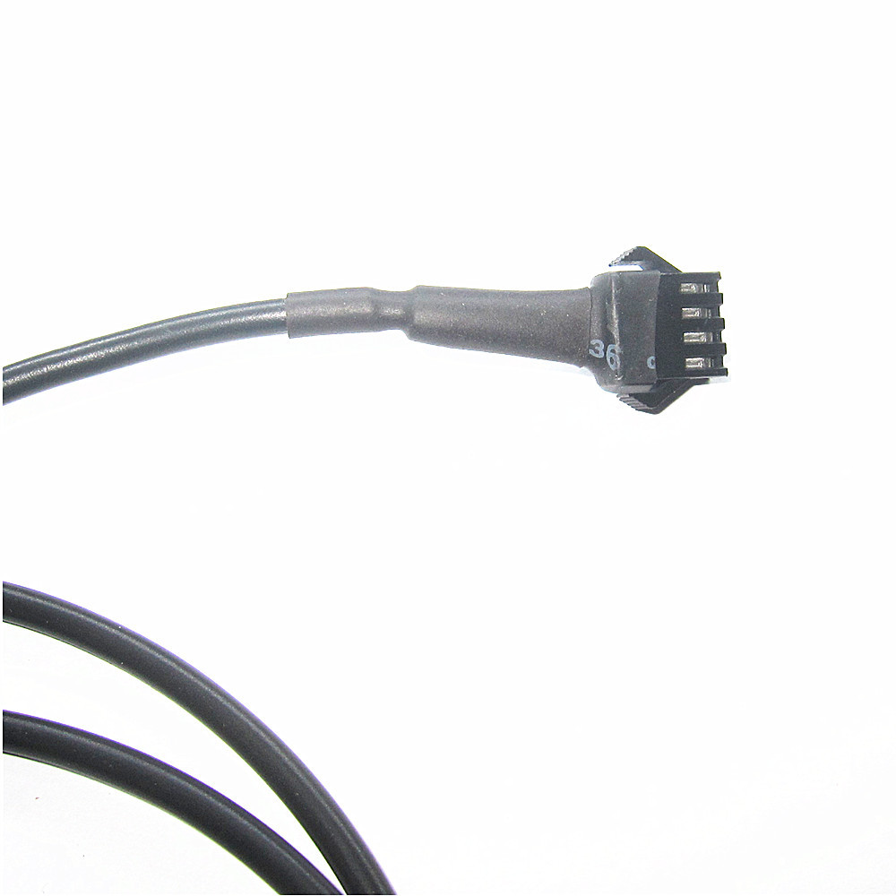 4Pcs Black 4 Pins Extension Cord 2.8ft For Motorcycle Led Underglow Lighting