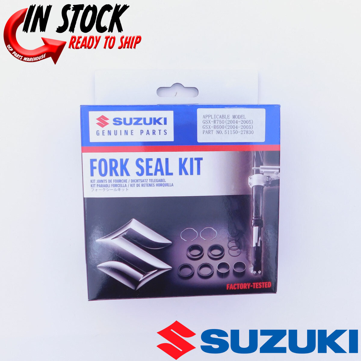 NEW OEM SUZUKI 2004-2005 GSXR600/750 FORK SEAL KIT 51150-27830