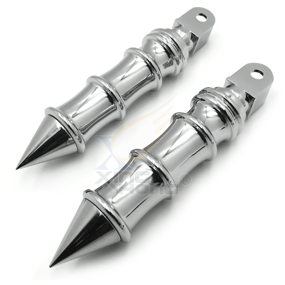 Spike Bamboo Footpegs for Honda Stateline Shadow VLX VTX1300C VTX1800C VTX1800F