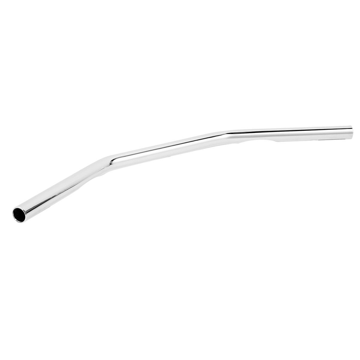 Chrome 1”Steel 26″Wide Low Handlebars Fits For Harley 1982-up w/ Wiring Recess