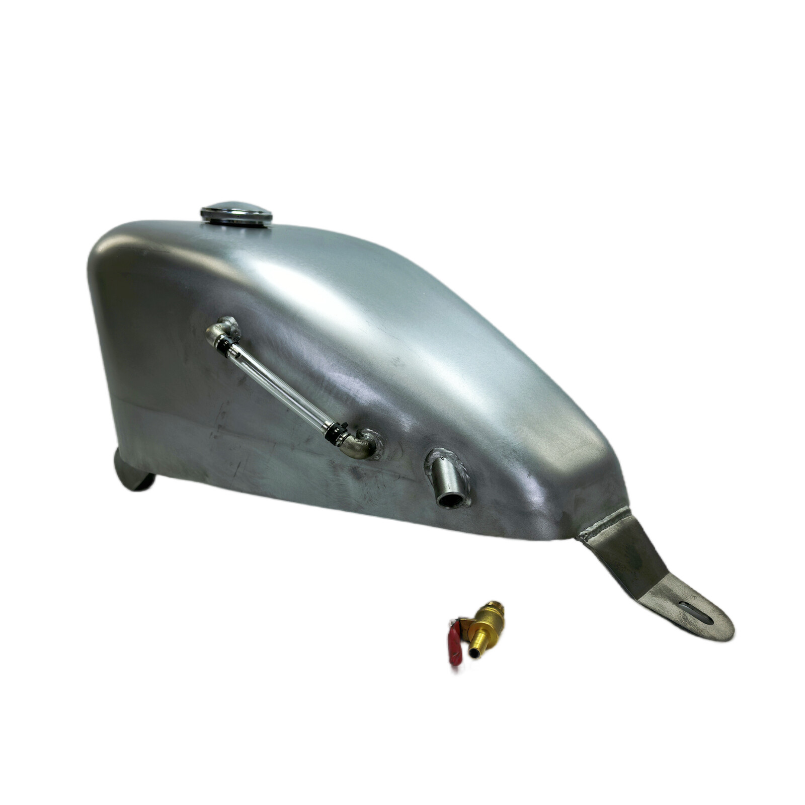 9L Fuel Tank Oil Tank With Cap For HONDA VT750 SHADOW 750 2004-2009 2005 Silver