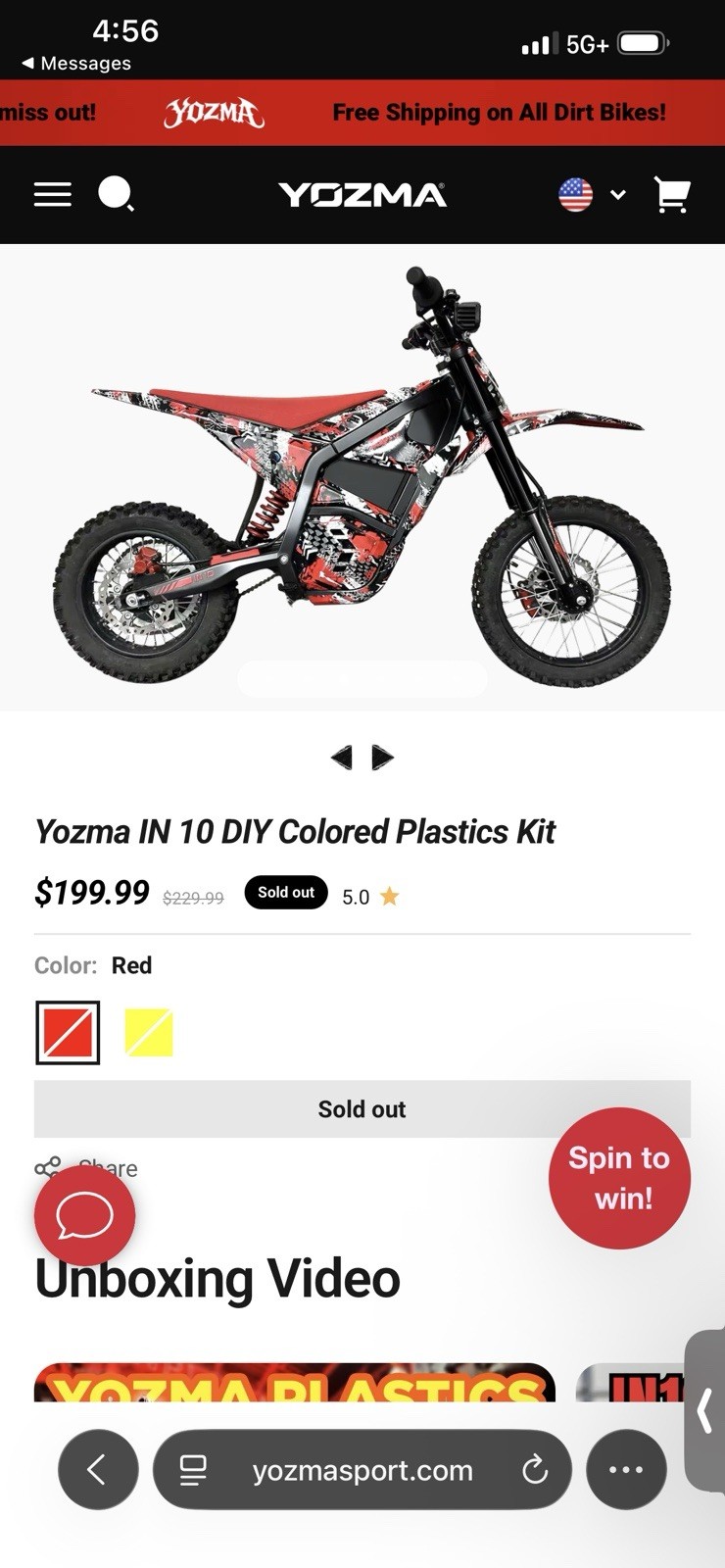 Yozma In10 Colored Plastic Kit
