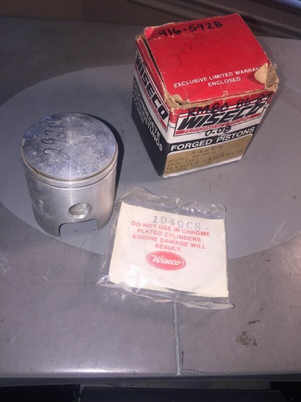 New Suzuki RM80G RM 80 86-87 Wiseco Piston 0.60mm And Rings 5429P8