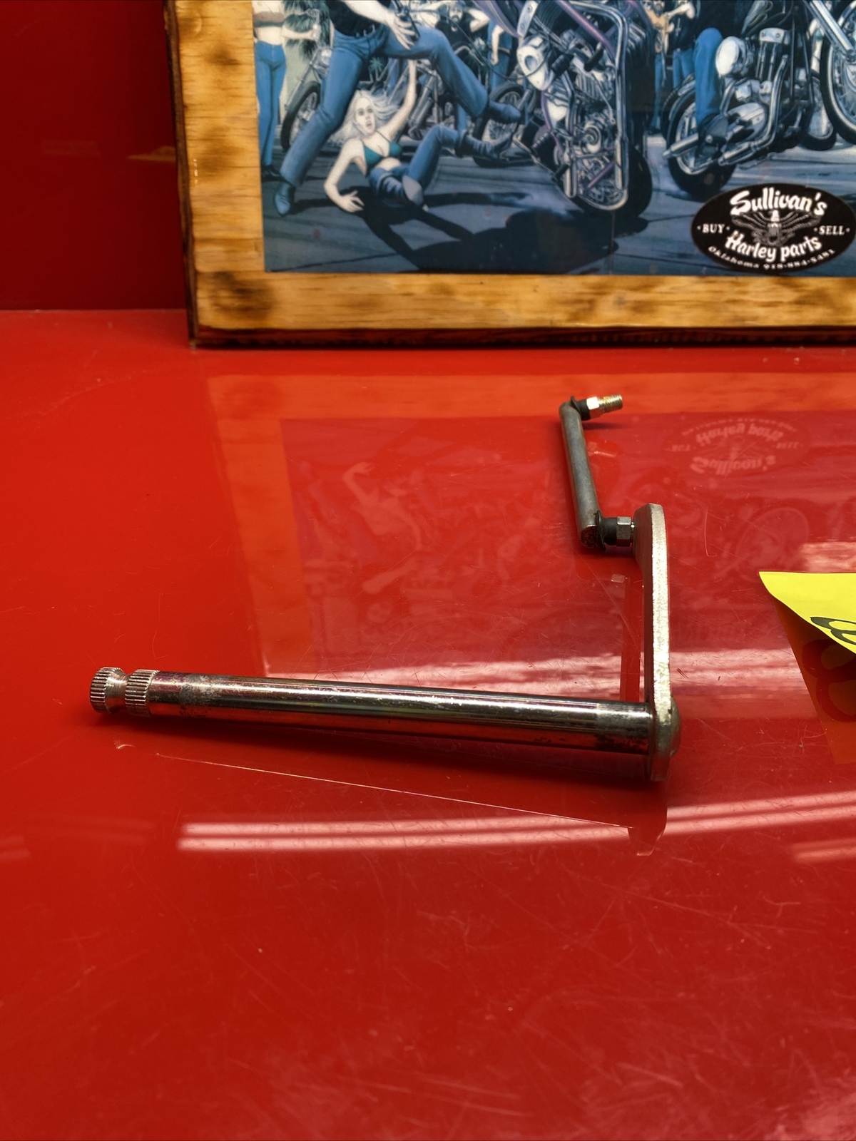 harley dyna mid control shift shaft linkage thru primary shifter 1991-17 Oem