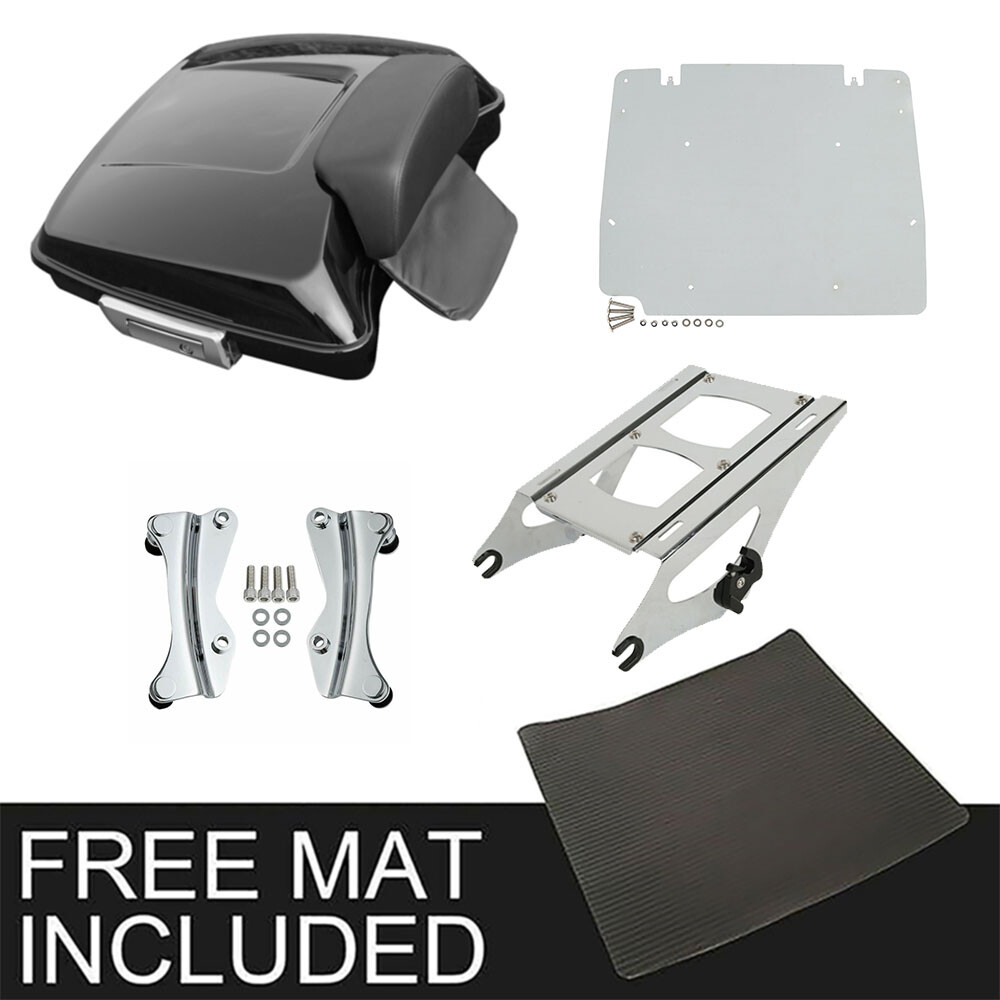 5.5” Razor Trunk Mount Docking Plate Fit For Harley Touring Street Glide 14-26