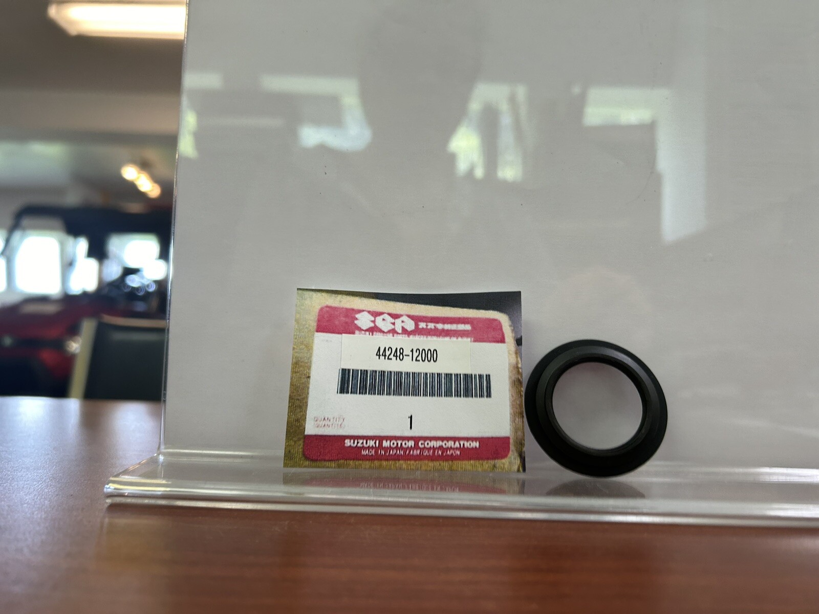 NEW NOS Genuine Suzuki Fuel/Gas Tank Cap Gasket PART # 44248-12000 fitment below