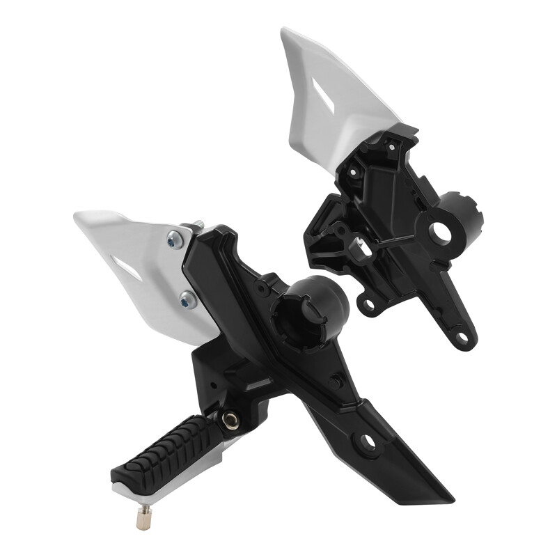 Driver Footrests Footpegs Bracket Fit For Kawasaki Ninja 650 Z650 Z650RS 2017-24