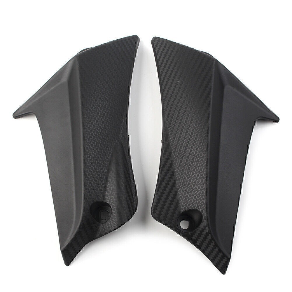 2 Pcs Black Air Duct Tube Cover Fairing For KAWASAKI Ninja ZX6R ZX636D/C 05-06