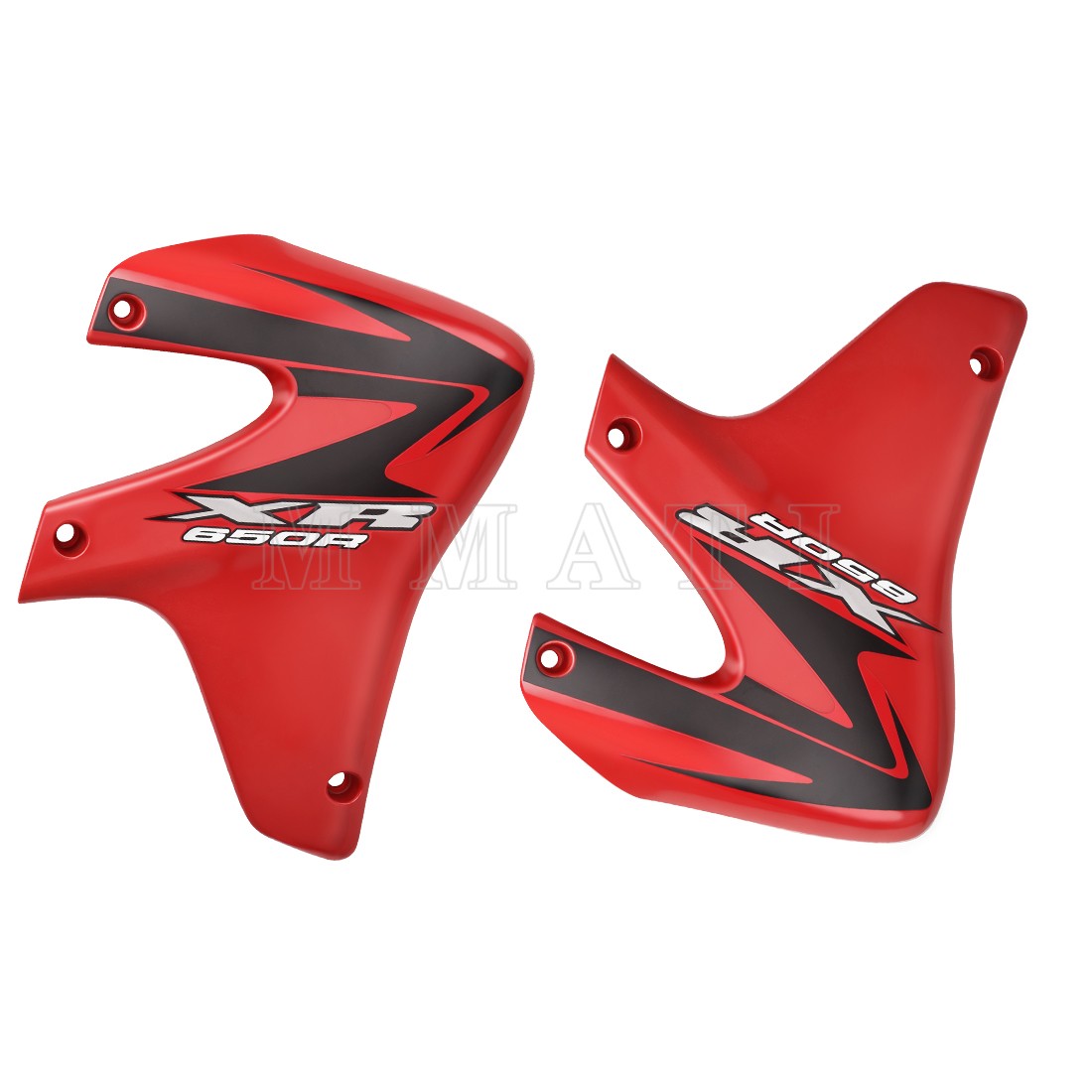 Radiator Shroud For Honda XR650R XR 650R 2000-2007 Left Right Plastic Red Guards