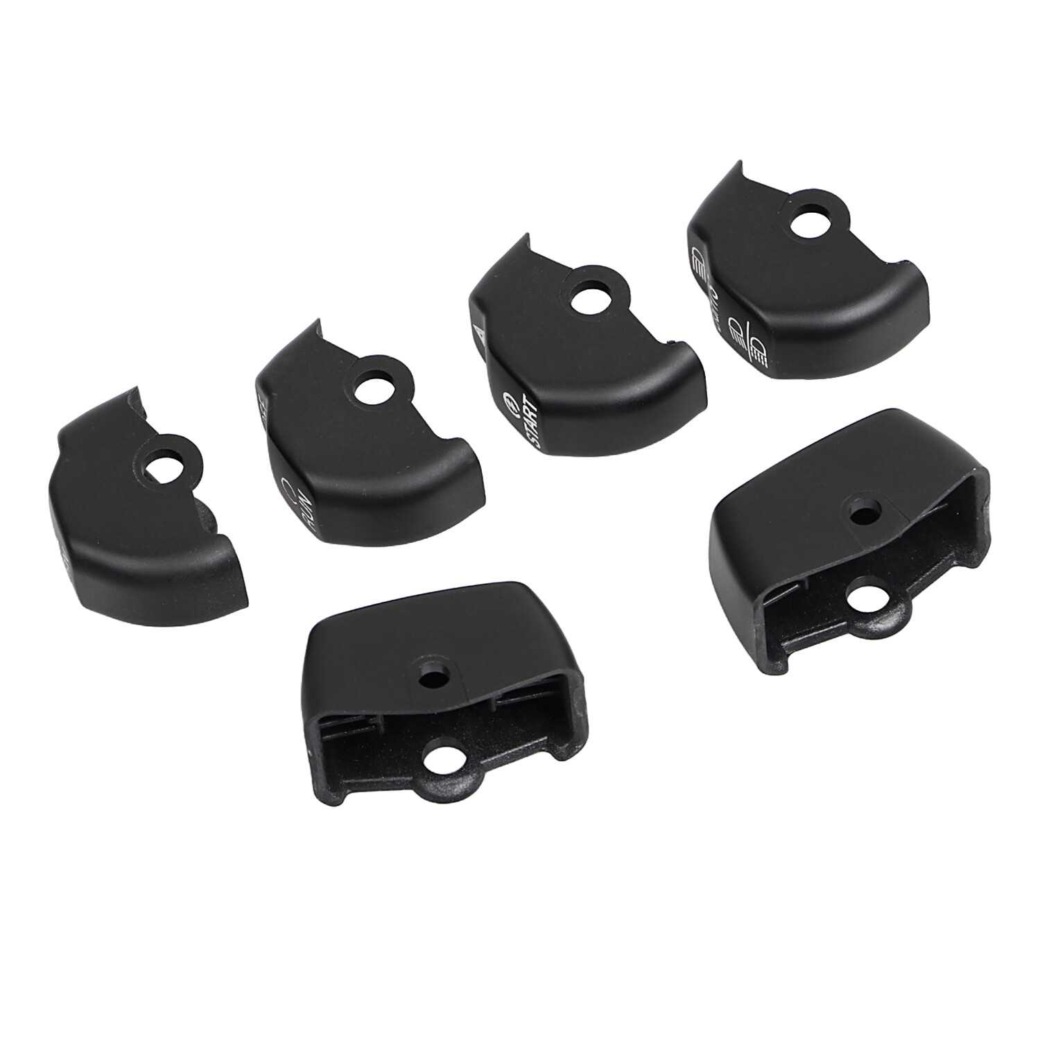 ABS Hand Control Switch Housing Button Cap For Harley Dyna Softail FXST FLSTN