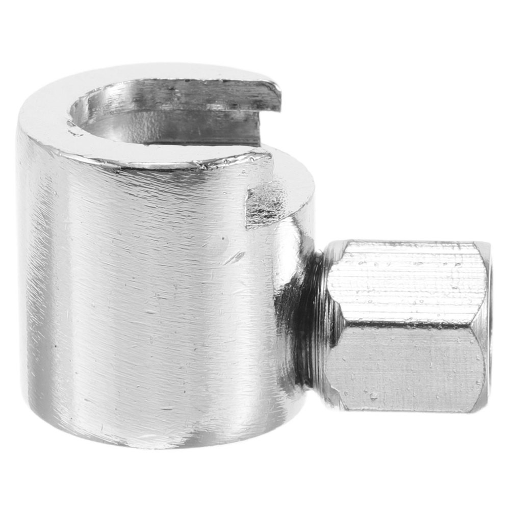 Button Head Grease Fitting Adapter Durable Iron Zinc Alloy Coupler Silver