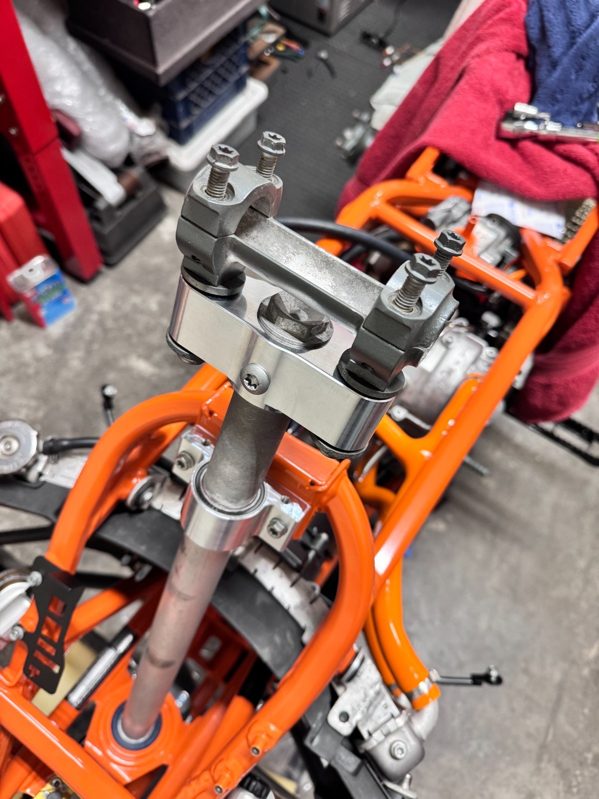 Billet Performance KTM Handle Bar Bridge Stem ATV 450-525-505 SX/XC 83001034108