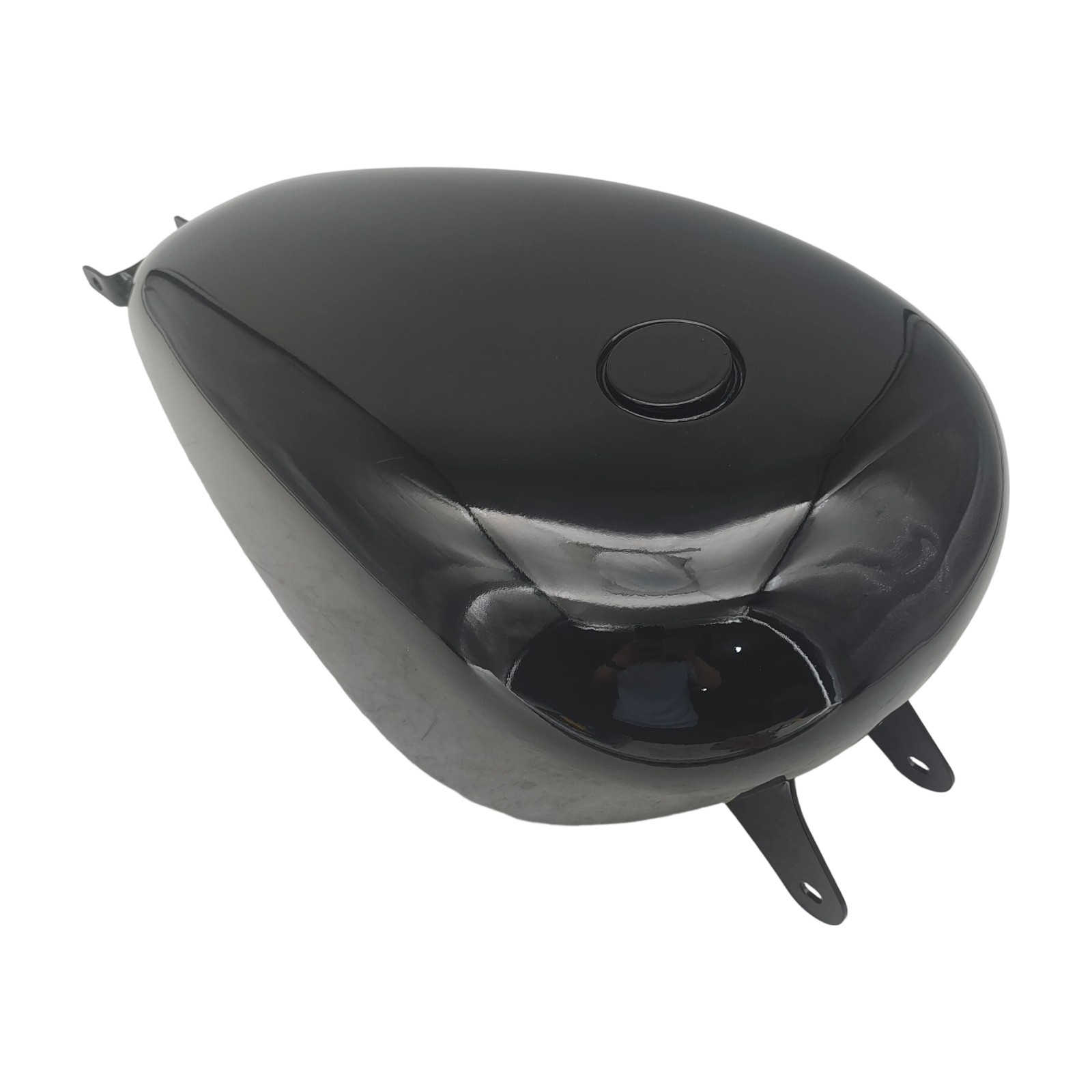 Vivid Black 3.7gal. Gas Fuel Tank Fit For Harley Sportster 883 XL 1200 04-06